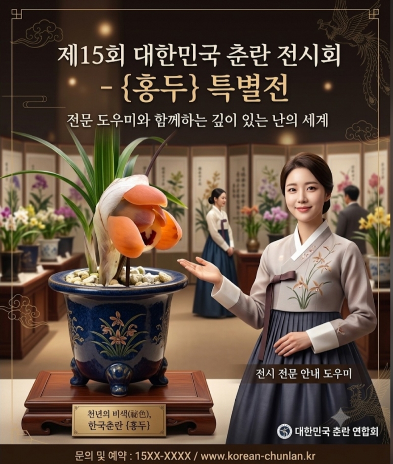 홍두/한국춘란홍화보?